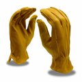 Cordova Driver, Deerskin, Standard, Grain Gloves, XL, 12PK 9000BXL